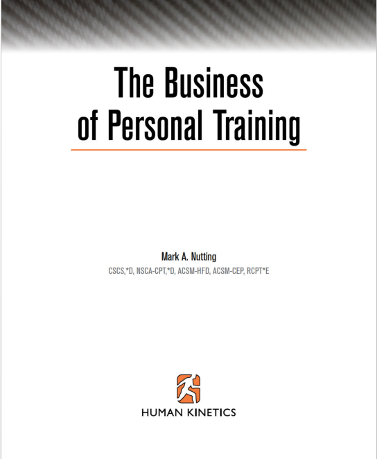 کسب و کار آموزش شخصی | the Business of Personal Training